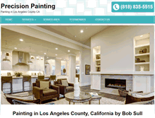 Tablet Screenshot of precision-pro-painting.com